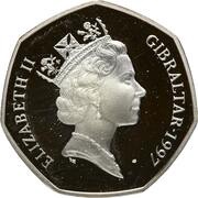 50 Pence - Elizabeth II Christmas; Silver Proof obverse image