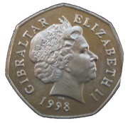 50 Pence - Elizabeth II Christmas obverse image