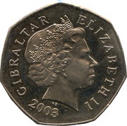 50 Pence - Elizabeth II Christmas obverse image