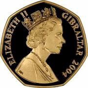 50 Pence - Elizabeth II Royal Marines; Gold Proof obverse image