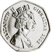 50 Pence - Elizabeth II Christmas obverse image