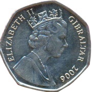 50 Pence - Elizabeth II Christmas obverse image