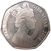 50 Pence - Elizabeth II Our Lady of Europe obverse image