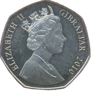 50 Pence - Elizabeth II Christmas obverse image