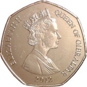 50 Pence - Elizabeth II Christmas obverse image