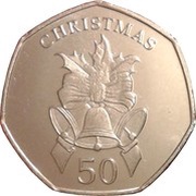 50 Pence - Elizabeth II Christmas, United Kingdom, 2012 reverse image