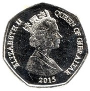 50 Pence - Elizabeth II Christmas obverse image