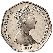50 Pence - Elizabeth II Christmas obverse image