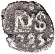 ½ Real - Louis I, Bolivia, 1725-1727 reverse image