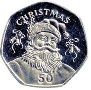 50 Pence - Elizabeth II Christmas, United Kingdom, 2017 reverse image