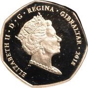 50 Pence - Elizabeth II 2018 Christmas; Silver obverse image
