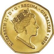 50 Pence - Elizabeth II 2018 Christmas; Gold Proof obverse image