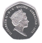 50 Pence - Elizabeth II D-Day Anniversary obverse image