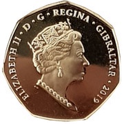 50 Pence - Elizabeth II Bicentenary of Queen Victoria obverse image