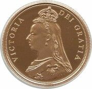 ½ Sovereign - Elizabeth II Queen Victoria, United Kingdom, 2019 reverse image