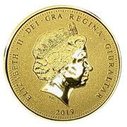 ½ Sovereign - Elizabeth II Concorde 50th Anniversary obverse image