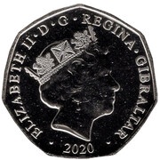 50 Pence - Elizabeth II Christmas obverse image