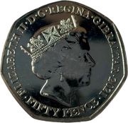 50 Pence - Elizabeth II Queen's 95th Birthday obverse image