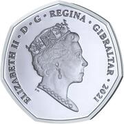 50 Pence - Elizabeth II Summer Olympic Games - Rowing obverse image