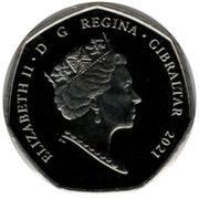 50 Pence - Elizabeth II The Boy in the Dress obverse image
