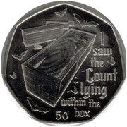 50 Pence - Elizabeth II The Coffin, United Kingdom, 2022 reverse image