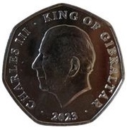 50 Pence - Charles III Christmas obverse image