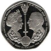 50 Pence - Charles III End of 1 Reign & the Beginning of a new Era, United Kingdom, 2023 reverse image