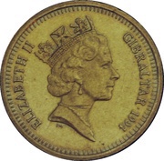1 Pound - Elizabeth II Royal Visit, United Kingdom, 1994 obverse image