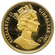 1 Sovereign - Elizabeth II Una and the Lion obverse image