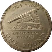 1 Pound - Elizabeth II Occupation, United Kingdom, 2004 reverse image