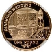 1 Pound - Elizabeth II The State Coach, United Kingdom, 2007 reverse image
