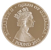 1 Pound - Elizabeth II Convoy SL 64; Borgestad obverse image