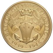 1 Sovereign - Elizabeth II Battle of the Atlantic, United Kingdom, 2016 reverse image