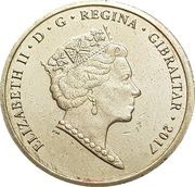 1 Pound - Elizabeth II 1967 Referendum Anniversary obverse image