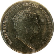 1 Pound - Elizabeth II New Calpe House obverse image