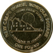 1 Pound - Elizabeth II New Calpe House, United Kingdom, 2018 reverse image