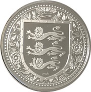 1 Pound - Elizabeth II Royal Arms of England, United Kingdom, 2018 reverse image