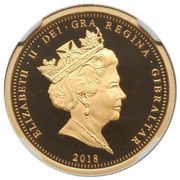 1 Sovereign - Elizabeth II Coronation Jubilee obverse image