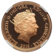1 Sovereign - Elizabeth II The Legend of Saint George - Reward obverse image