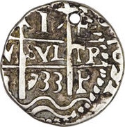 1 Real - Philip V, Bolivia, 1729-1747 reverse image