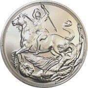 1 Sovereign - Elizabeth II Saint George, United Kingdom, 2019 reverse image