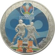 1 Pound - Elizabeth II UEFA, United Kingdom, 2020 reverse image