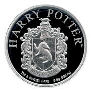 1 Pound - Elizabeth II Hufflepuff Crest, United Kingdom, 2020 reverse image