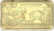 1 Pound - Elizabeth II UEFA Euro 2020 - Amsterdam, United Kingdom, 2020 reverse image