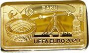 1 Pound - Elizabeth II UEFA Euro 2020 - Baku, United Kingdom, 2020 reverse image