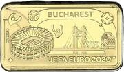 1 Pound - Elizabeth II UEFA Euro 2020 - Bucharest, United Kingdom, 2020 reverse image