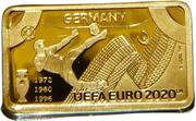 1 Pound - Elizabeth II UEFA Euro 2020 - Germany, United Kingdom, 2020 reverse image