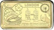 1 Pound - Elizabeth II UEFA Euro 2020 - London, United Kingdom, 2020 reverse image