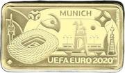 1 Pound - Elizabeth II UEFA Euro 2020 - Munich, United Kingdom, 2020 reverse image