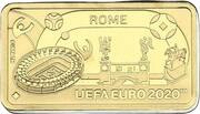 1 Pound - Elizabeth II UEFA Euro 2020 - Rome, United Kingdom, 2020 reverse image